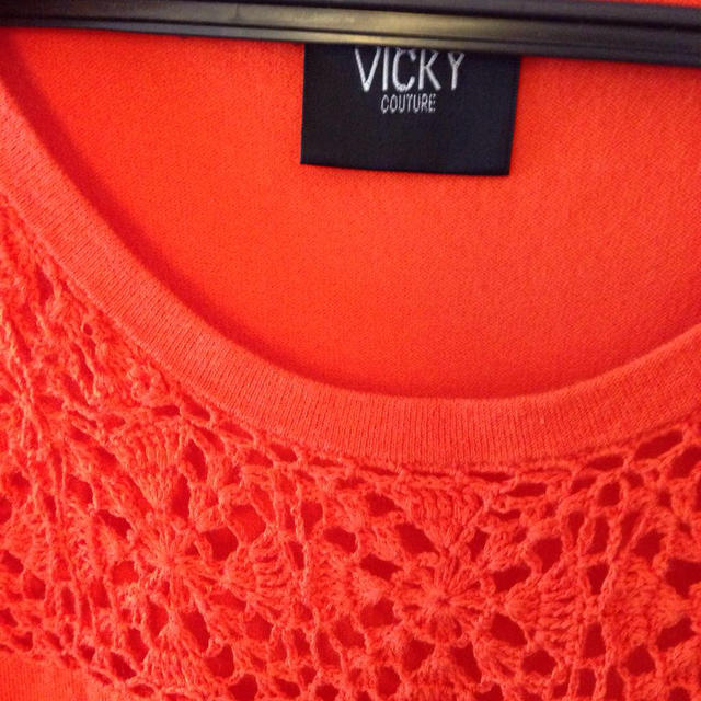 VICKY(ビッキー)のオレンジ タンクトップ レディースのトップス(カットソー(半袖/袖なし))の商品写真