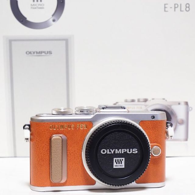 ❤️WiFi＆女性向け❤️OLYMPUS PEN E-PL8 大人気オレンジ♫