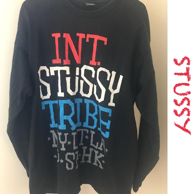 STUSSY - 【赤タグ正規品】【STUSSY】ロンTの通販 by はっぴぃshop|ステューシーならラクマ
