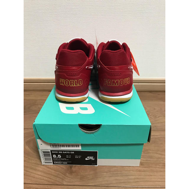 【26.5cm】国内正規品 Supreme Nike SB Gato QS 赤