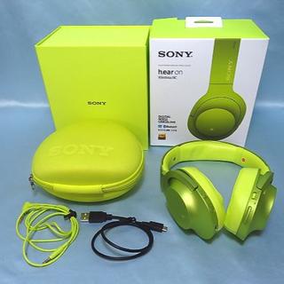 ソニー(SONY)のSONY ワイヤレスヘッドホン MDR-100ABN ハイレゾ 送料無料(ヘッドフォン/イヤフォン)