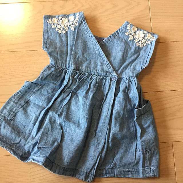 babyGAP(ベビーギャップ)の再値下げ＊GAP デニムワンピース キッズ/ベビー/マタニティのキッズ服女の子用(90cm~)(ワンピース)の商品写真