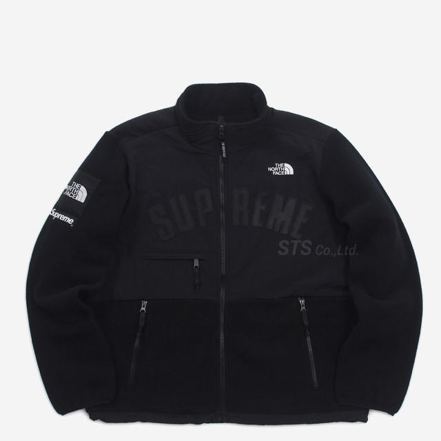 S Supreme north face arc logo fleece