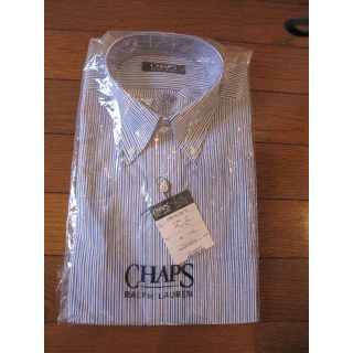 チャップス(CHAPS)のワイシャツ　長袖　紺ストライプ(シャツ)