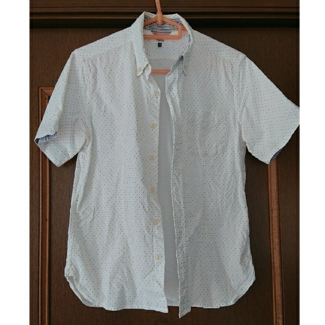 ドット白シャツ メンズのトップス(Tシャツ/カットソー(半袖/袖なし))の商品写真