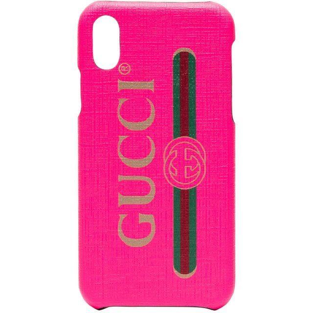 Gucci - ＜新品未使用＞GUCCI iPhone X/XS ケース ピンクの通販 by m-m-1515's shop｜グッチならラクマ