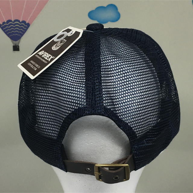 AVIREX(アヴィレックス)の☆送料無料☆アヴィレックス AVIREX メッシュ キャップ 紳士物☆ネイビー☆ メンズの帽子(キャップ)の商品写真