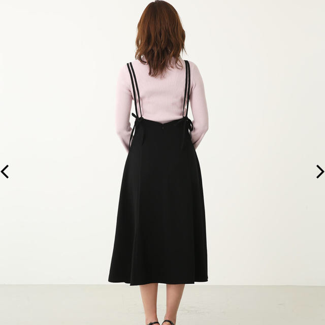 rienda(リエンダ)のリエンダ rienda サスペンダーH/WフレアSK スカート 新品同様美品 レディースのスカート(その他)の商品写真