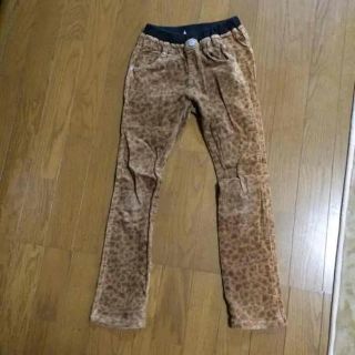 ジャンクストアー(JUNK STORE)のジャンクストア コーデュロイ パンツ ヒョウ柄 140(パンツ/スパッツ)