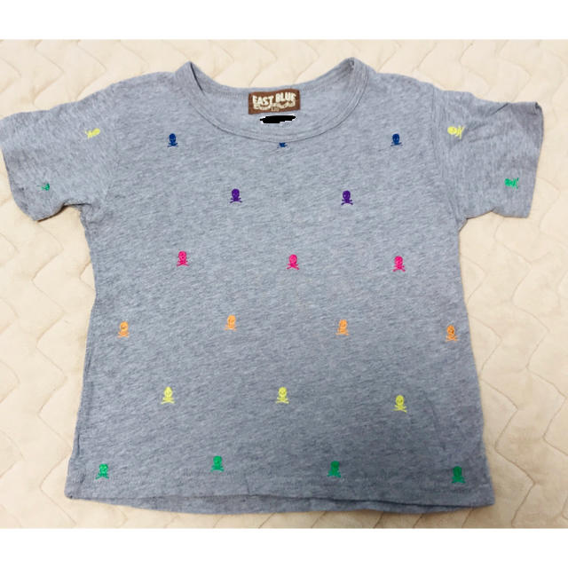 EAST BLUE 120 スカルデザイン Tシャツ キッズ/ベビー/マタニティのキッズ服男の子用(90cm~)(Tシャツ/カットソー)の商品写真