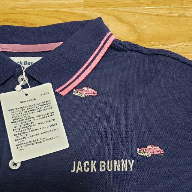 PEARLY GATES(パーリーゲイツ)のJACK BUNNY ｼﾞｬｯｸﾊﾞｰﾆｰ　ポロシャツ スポーツ/アウトドアのゴルフ(ウエア)の商品写真