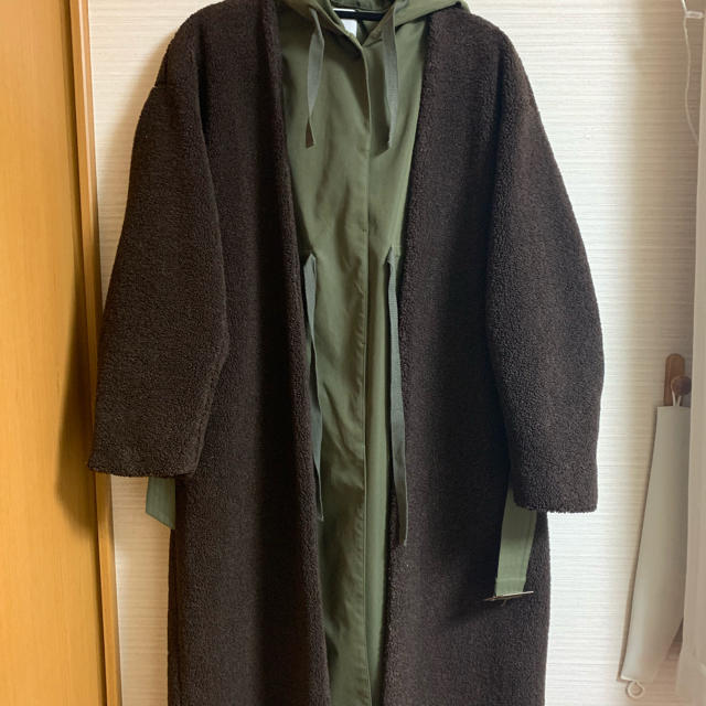 CLANE MLITARY LAYERE BOA COAT レディースのジャケット/アウター(ロングコート)の商品写真