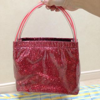 ミュウミュウ(MIU MIU)のmiumiu 赤ラメバッグ♡(ハンドバッグ)