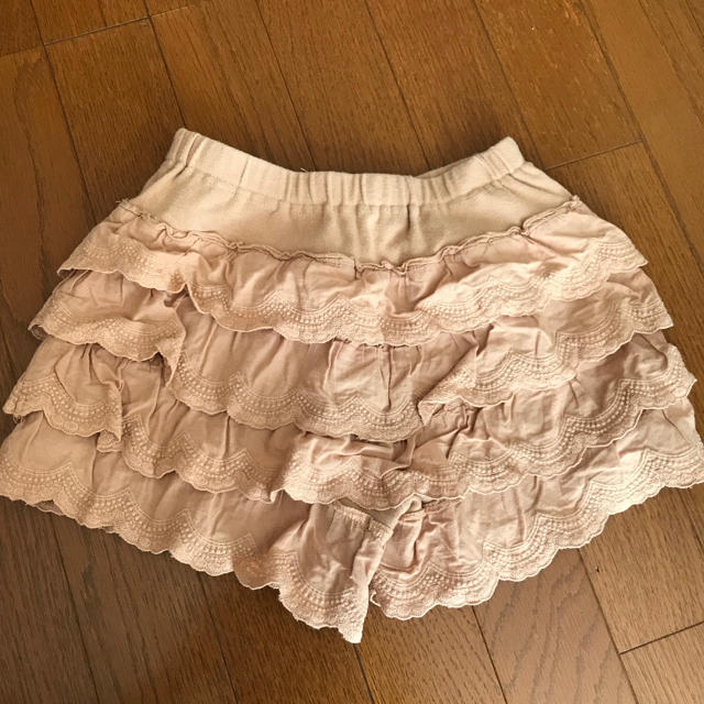 La poche biscuit☆フリル・キュロット 130 キッズ/ベビー/マタニティのキッズ服女の子用(90cm~)(パンツ/スパッツ)の商品写真