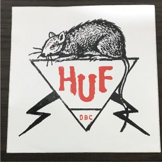 ハフ(HUF)の【縦10cm横10cm】HUFレアステッカー(ステッカー)