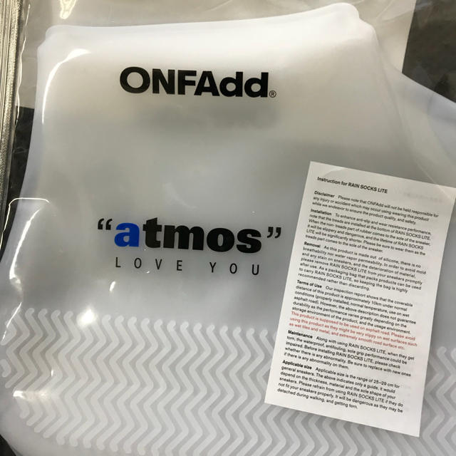 atmos(アトモス)のONFAdd×atmos スニーカーレインカバー  メンズの靴/シューズ(スニーカー)の商品写真