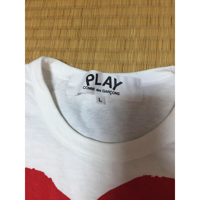 COMME des GARCONS(コムデギャルソン)のコム・デ・ギャルソン play ハート Tシャツ メンズのトップス(Tシャツ/カットソー(半袖/袖なし))の商品写真