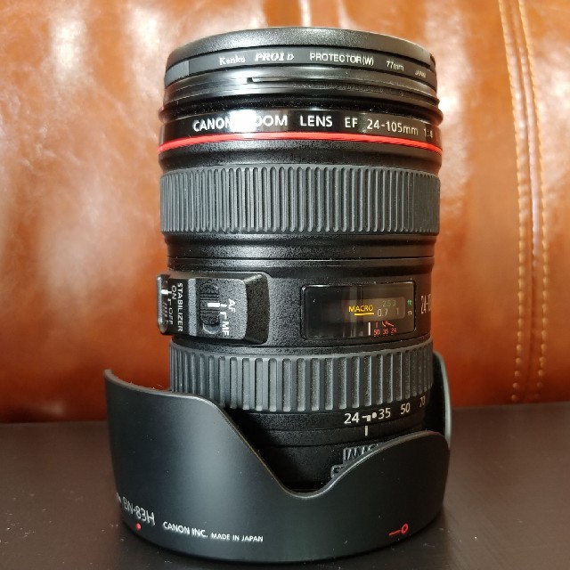 美品 プロテクター付き CANON EF 24-105mm F4L IS USM