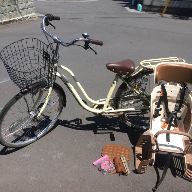 自転車 26インチ 子供のせ お洒落 スポーツ/アウトドアの自転車(自転車本体)の商品写真