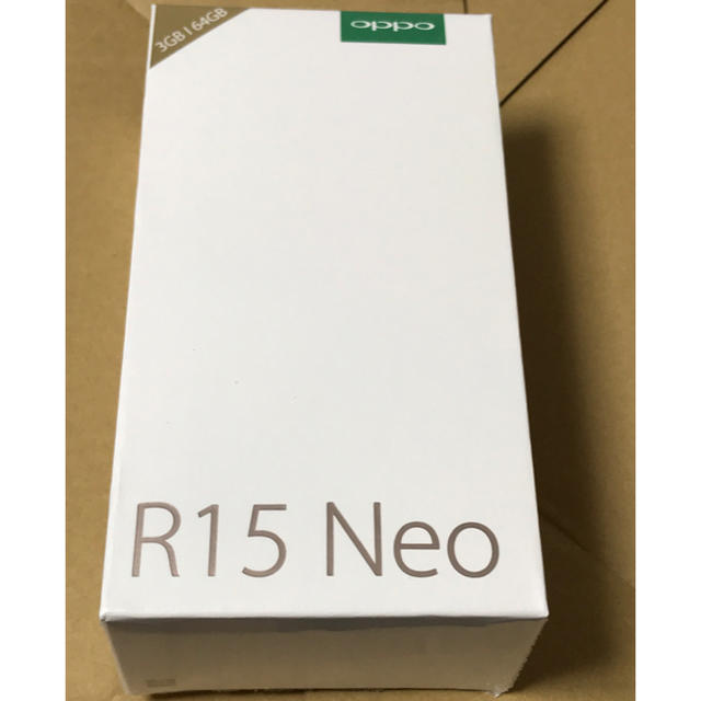 Oppo R15 Neo 3GB ダイヤモンドピンク 新品未開封 スマホ/家電/カメラのスマートフォン/携帯電話(スマートフォン本体)の商品写真