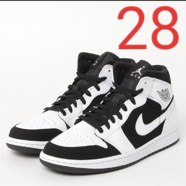 28㎝ NIKE AIR JORDAN 1 MID WHITE