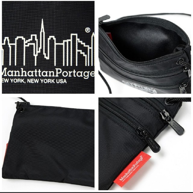 Manhattan Portage(マンハッタンポーテージ)の【正規品】マンハッタン ポーテージ サ コッシュ (M)♡トリプルジッパー レディースのバッグ(メッセンジャーバッグ)の商品写真