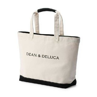 ディーンアンドデルーカ(DEAN & DELUCA)の【新品】DEAN & DELUCA
ブラック&ナチュラル　キャンバストート(トートバッグ)