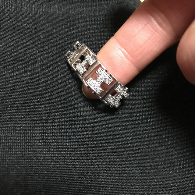 K18WG ホワイトゴールド ダイヤ リング D0.50 14号 指輪 - リング(指輪)