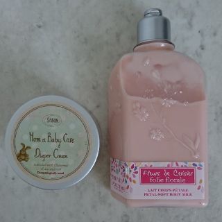 ロクシタン(L'OCCITANE)のロクシタン チェリースパークルボディミルク & サボン  ダイパークリーム(ボディローション/ミルク)