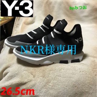 ワイスリー(Y-3)の★★★y3【NOCI LOW】ブラック&グレー 26.5cm(スニーカー)