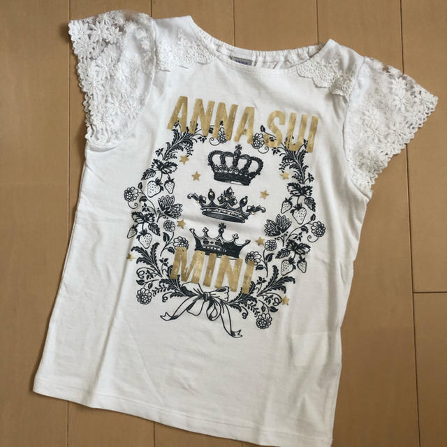 ANNA SUI mini(アナスイミニ)のまんち様ご専用です♡ANNA SUImini 130♡美品2点 キッズ/ベビー/マタニティのキッズ服女の子用(90cm~)(Tシャツ/カットソー)の商品写真