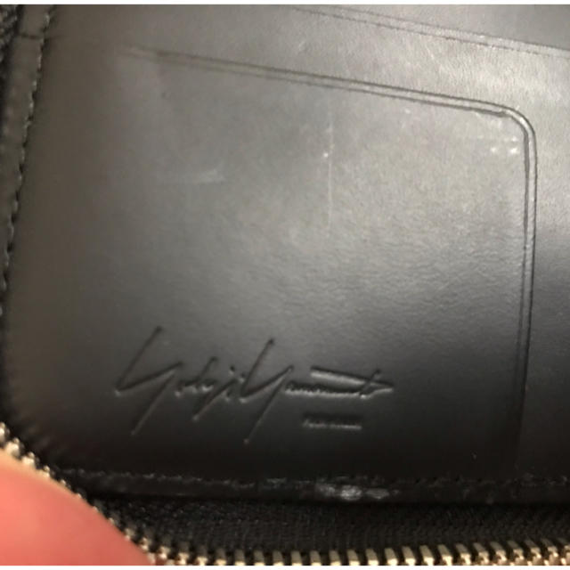 Yohji Yamamoto(ヨウジヤマモト)のヨウジヤマモト コードバン ラウンドジップ レザー 財布 GW限定セール メンズのファッション小物(折り財布)の商品写真