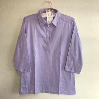 ユニクロ(UNIQLO)の新品、レディース  ポロシャツ 7分袖(ポロシャツ)
