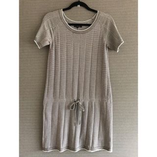 アーペーセー(A.P.C)のA.P.C 半袖ニットワンピース(ひざ丈ワンピース)