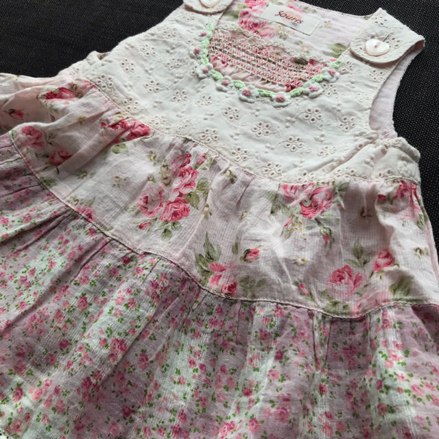 Souris(スーリー)のスーリー ミルキースーツ 90 ブルマ付き キッズ/ベビー/マタニティのキッズ服女の子用(90cm~)(ワンピース)の商品写真