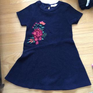 ザラキッズ(ZARA KIDS)のZara kidsニットワンピース130美品SALE(ワンピース)