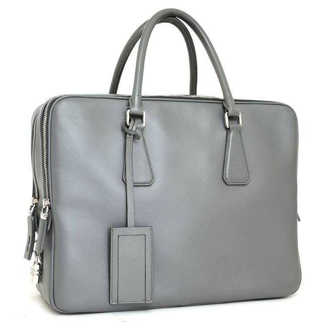 格安販売の PRADA プラダ♡ビジネスバッグ・ブリーフケース♡グレー
