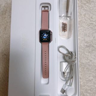 アップルウォッチ(Apple Watch)のapple watch series2 38mm ローズゴールド ピンク(腕時計(デジタル))