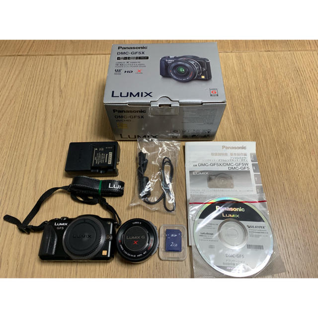 Panasonic(パナソニック)のPanasonic DMC-GF-5レンズキット スマホ/家電/カメラのカメラ(コンパクトデジタルカメラ)の商品写真