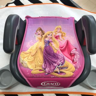 ディズニー(Disney)のジュニアシート GRACO ディズニー プリンセス ラプンツェル ベル オーロラ(自動車用チャイルドシート本体)