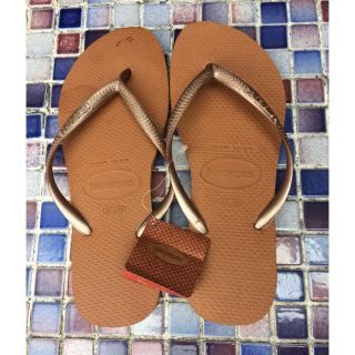 ハワイアナス(havaianas)の新品 アウトレット ハワイアナス ビーチサンダル スリム 65A(ビーチサンダル)