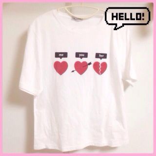 ウィゴー(WEGO)のWEGO♡個性Tシャツ(Tシャツ(半袖/袖なし))