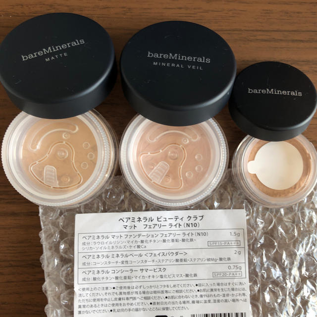 bareMinerals(ベアミネラル)のベアミネラル ファンデーション フェイスパウダー コンシーラー コスメ/美容のベースメイク/化粧品(ファンデーション)の商品写真