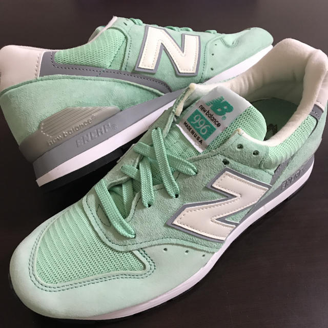 24㎝ new balance レディース スニーカー M996CPS グリーン | フリマアプリ ラクマ