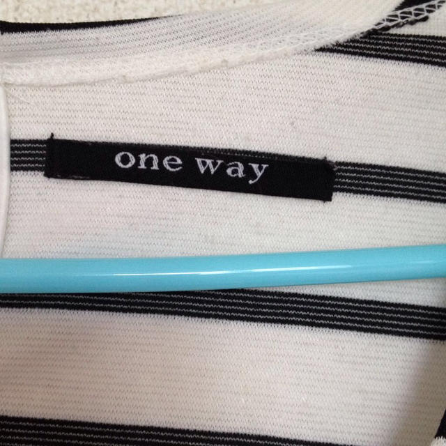 one*way(ワンウェイ)のone＊way♡ボーダーワンピ レディースのワンピース(ミニワンピース)の商品写真