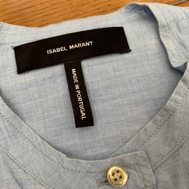 Isabel Marant(イザベルマラン)のISABEL MARANT イザベルマラン の クリアブルーのシャツ レディースのトップス(シャツ/ブラウス(長袖/七分))の商品写真