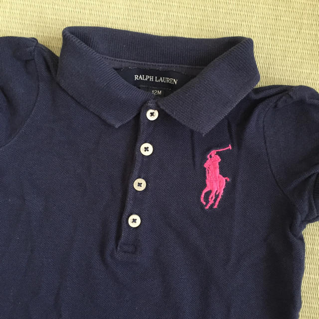 Ralph Lauren(ラルフローレン)のラルフローレン ワンピース チュニック ネイビー 12M キッズ/ベビー/マタニティのベビー服(~85cm)(ワンピース)の商品写真