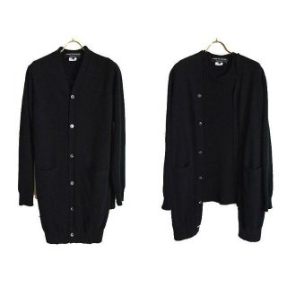 コムデギャルソンオムプリュス(COMME des GARCONS HOMME PLUS)のコムデギャルソンオムプリュス 　ベストドッキングレイヤードカーディガン L(カーディガン)