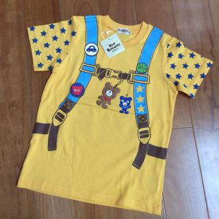 ミキハウス(mikihouse)のホットビスケッツ 新品☆ リュックイエロー(Tシャツ/カットソー)