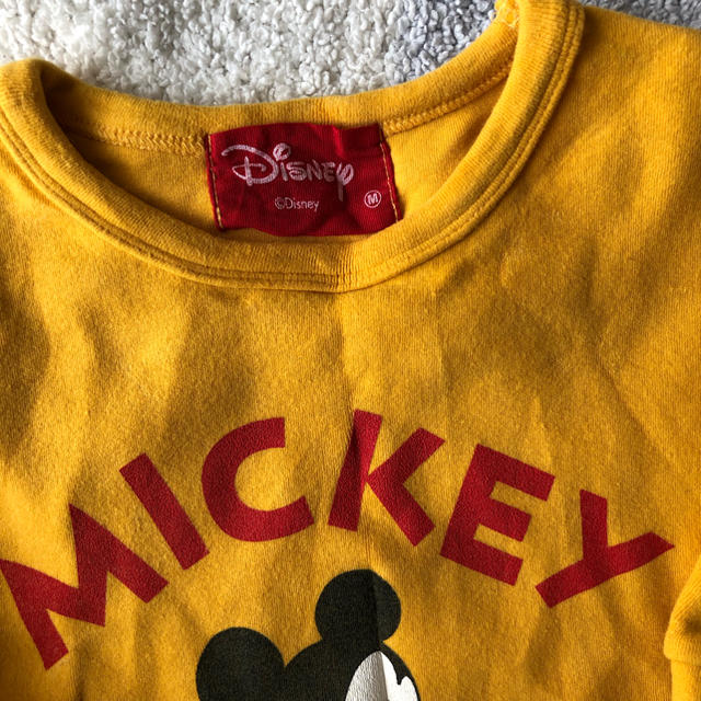 Disney(ディズニー)のミッキー トレーナーロンパース キッズ/ベビー/マタニティのベビー服(~85cm)(ロンパース)の商品写真